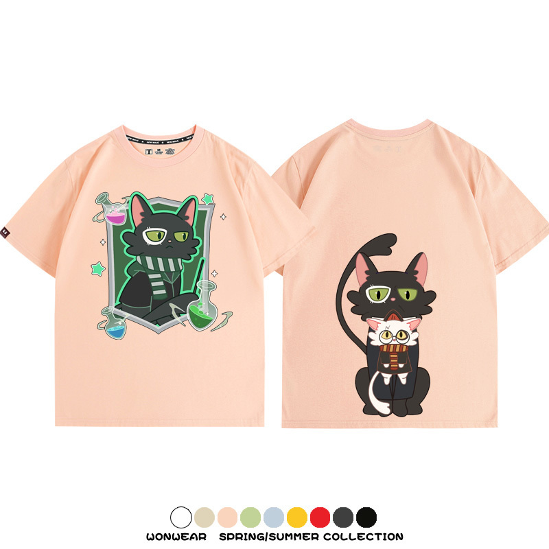 鈴芽之旅大臣聯名哈利波特 親子情侶裝寬鬆短袖T