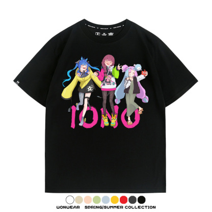 精靈寶可夢朱紫x孤獨搖滾 親子情侶寬鬆短袖T