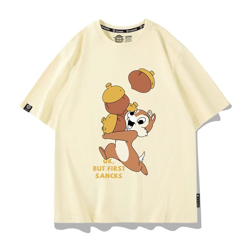 奇奇蒂蒂 2024親子情侶男女同款 T恤