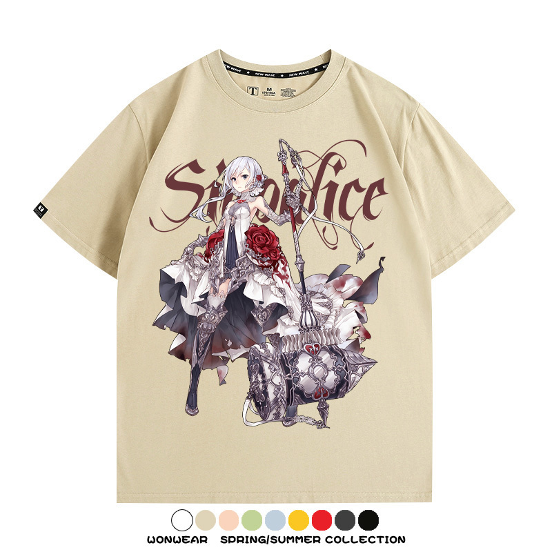 死亡愛麗絲聯名 親子情侶裝寬鬆短袖T