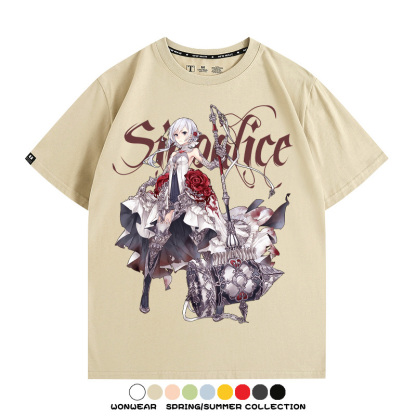 死亡愛麗絲聯名 親子情侶裝寬鬆短袖T