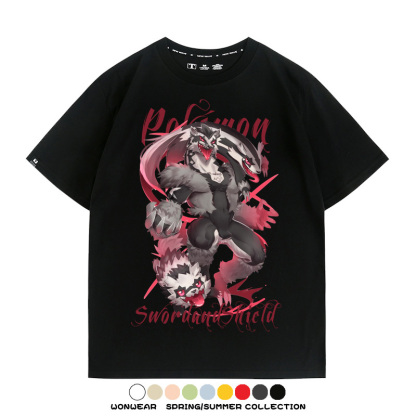 精靈寶可夢劍盾聯名 親子情侶裝寬鬆短袖T