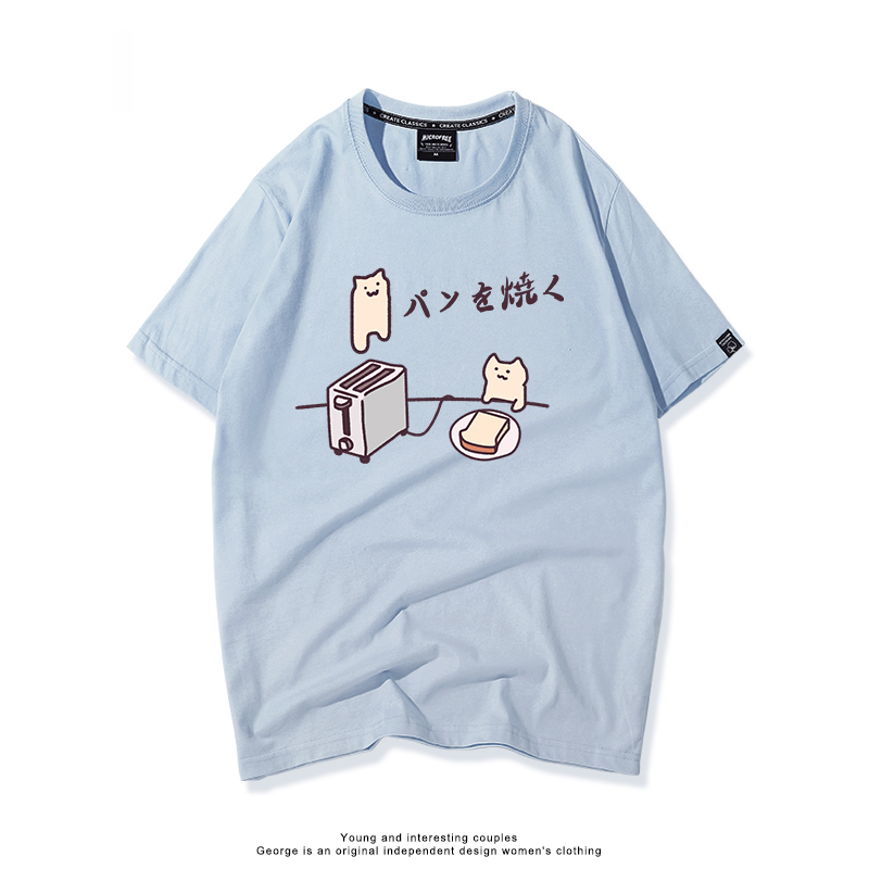 每日一貓 2024親子情侶男女同款 T恤