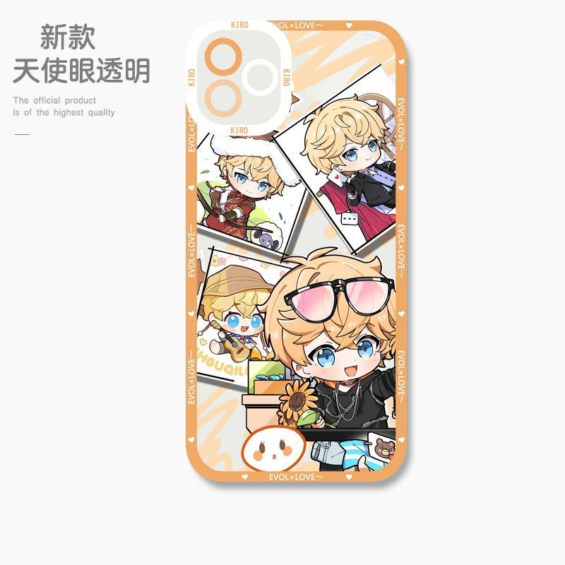 蘋果 系列鬼滅之刃天使眼透明防摔軟殼