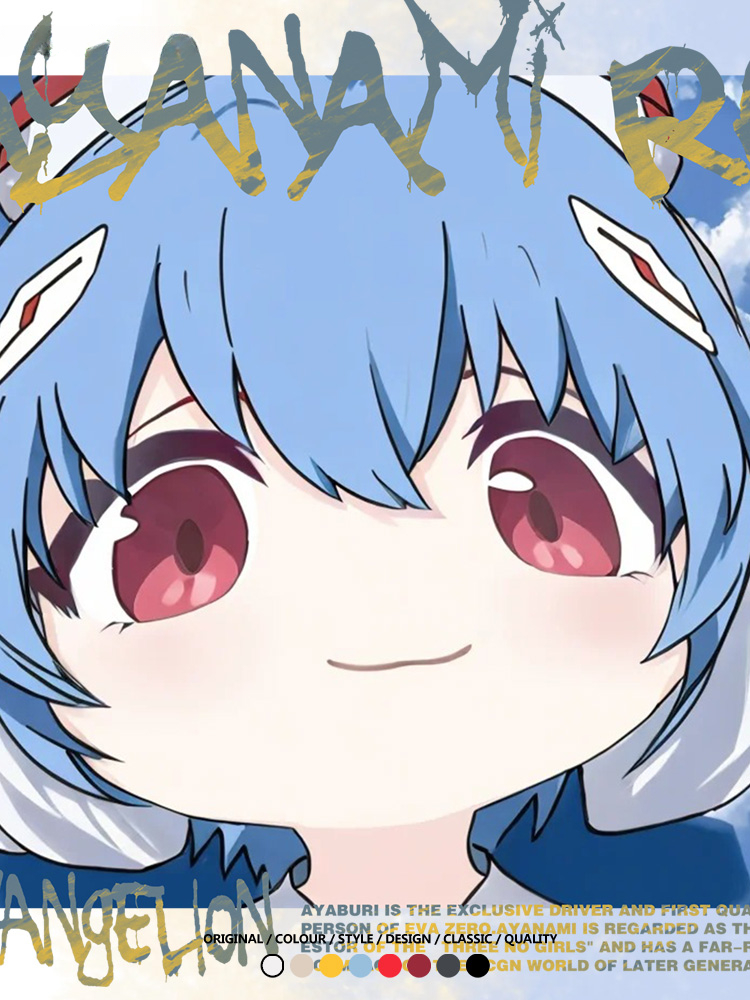 EVA可愛大頭表情 親子情侶裝寬鬆短袖T