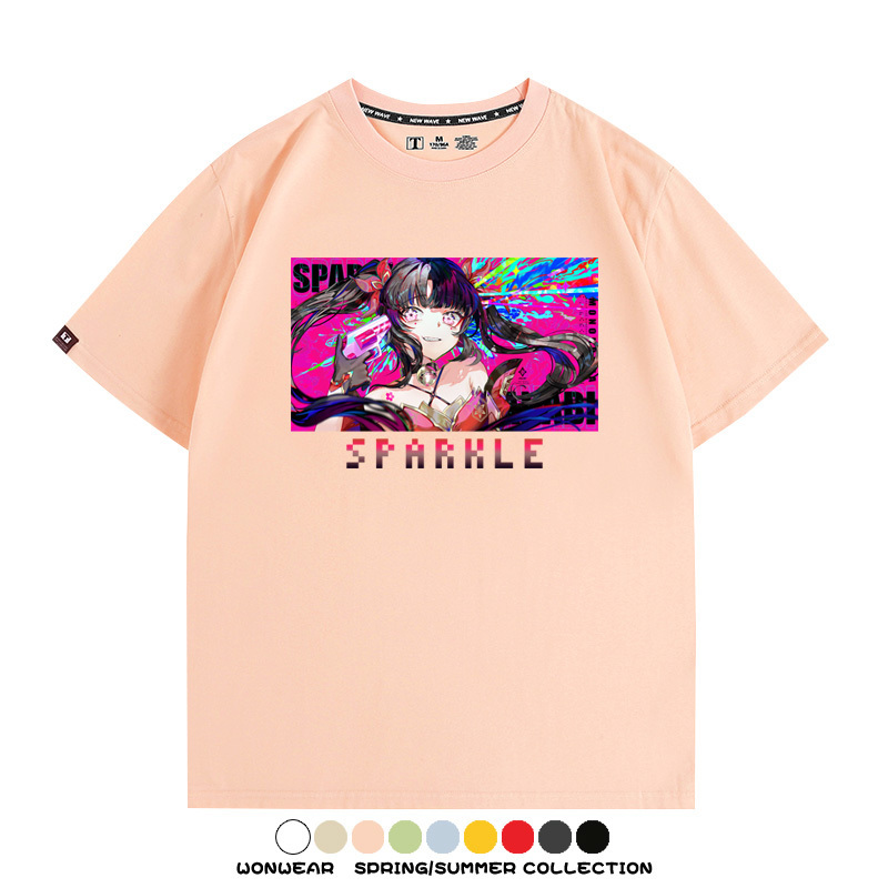 崩壞:星穹鐵道花火遊戲周邊短袖T恤