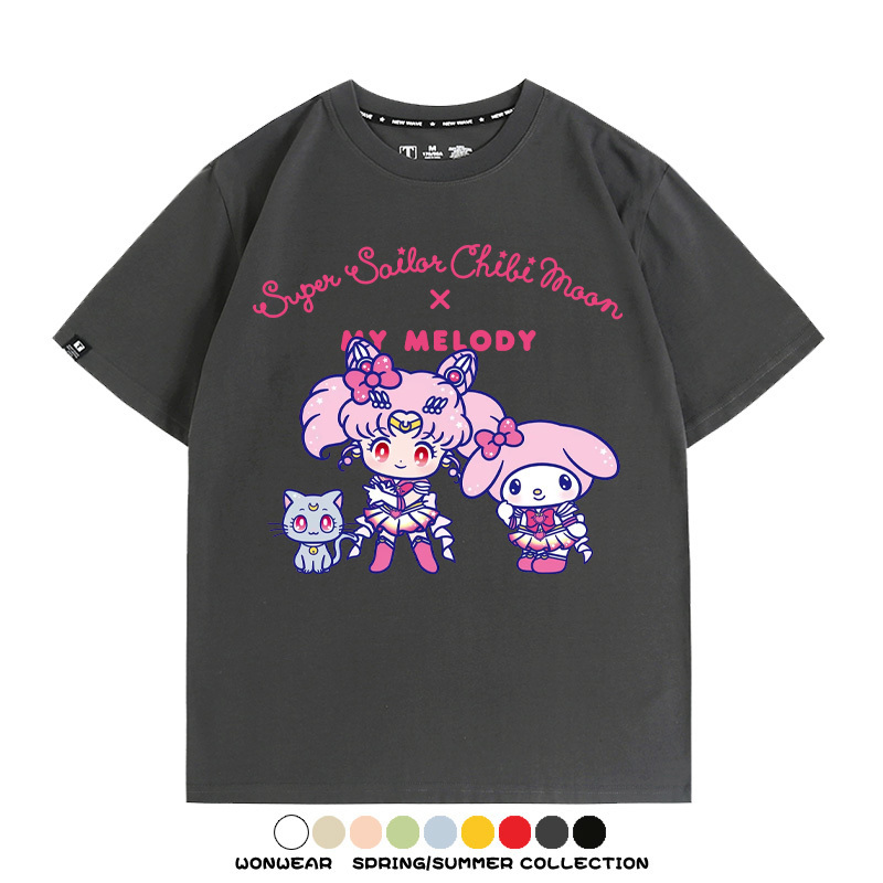 美少女戰士聯名三麗鷗周邊短袖T恤