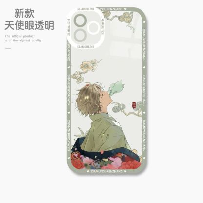 蘋果 系列夏目友人帳 天使眼透明防摔軟殼