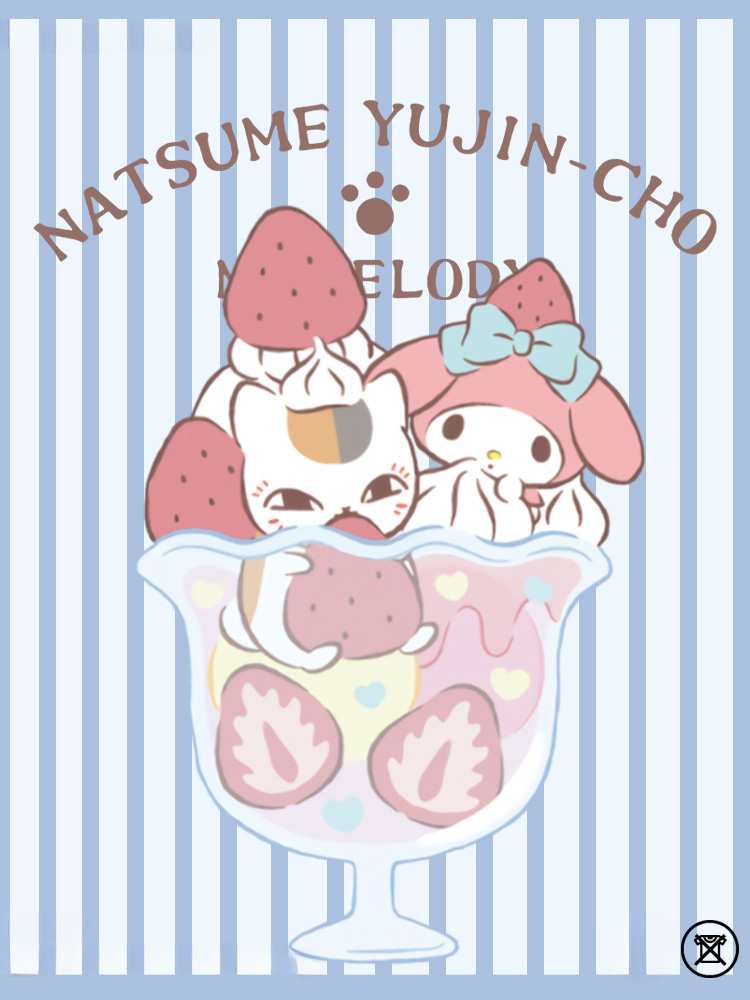 夏目友人帳聯名三麗鷗 親子情侶寬鬆短袖T