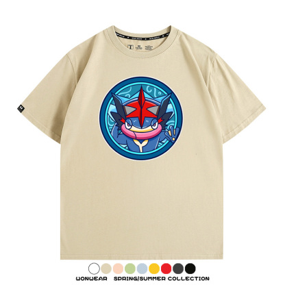 寶可夢卡通可愛頭像合集 親子情侶寬鬆短袖T