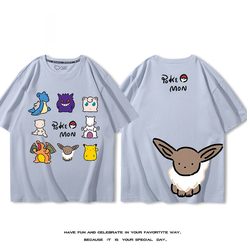 精靈寶可夢 2024親子情侶男女同款 T恤