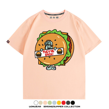 海綿寶寶惡搞動漫周邊短袖T恤