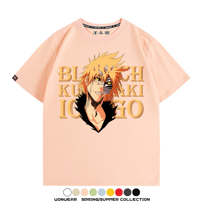 黑崎一護死神動漫周邊短袖T恤