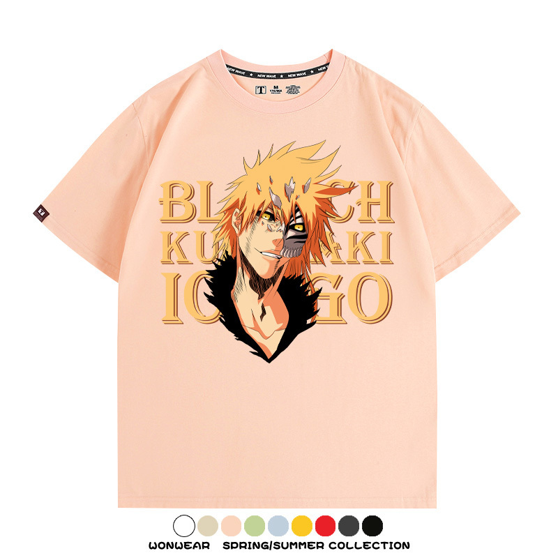 黑崎一護死神動漫周邊短袖T恤