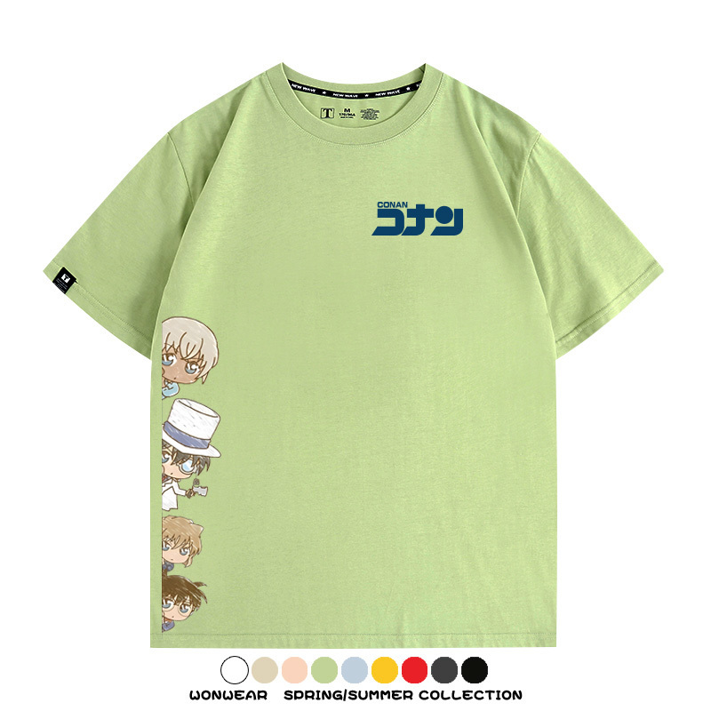 名偵探柯南聯名 親子情侶寬鬆短袖T