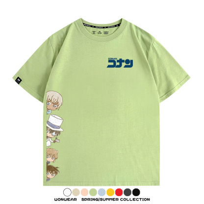 名偵探柯南聯名 親子情侶寬鬆短袖T