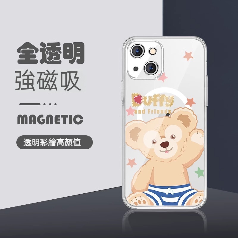 蘋果 系列迪士尼透明磁吸防摔軟殼
