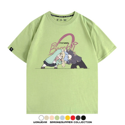 孤獨搖滾日系二次元 親子情侶裝寬鬆短袖T