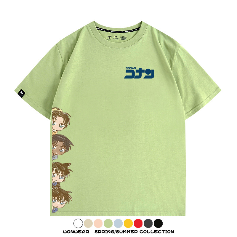 名偵探柯南聯名 親子情侶寬鬆短袖T