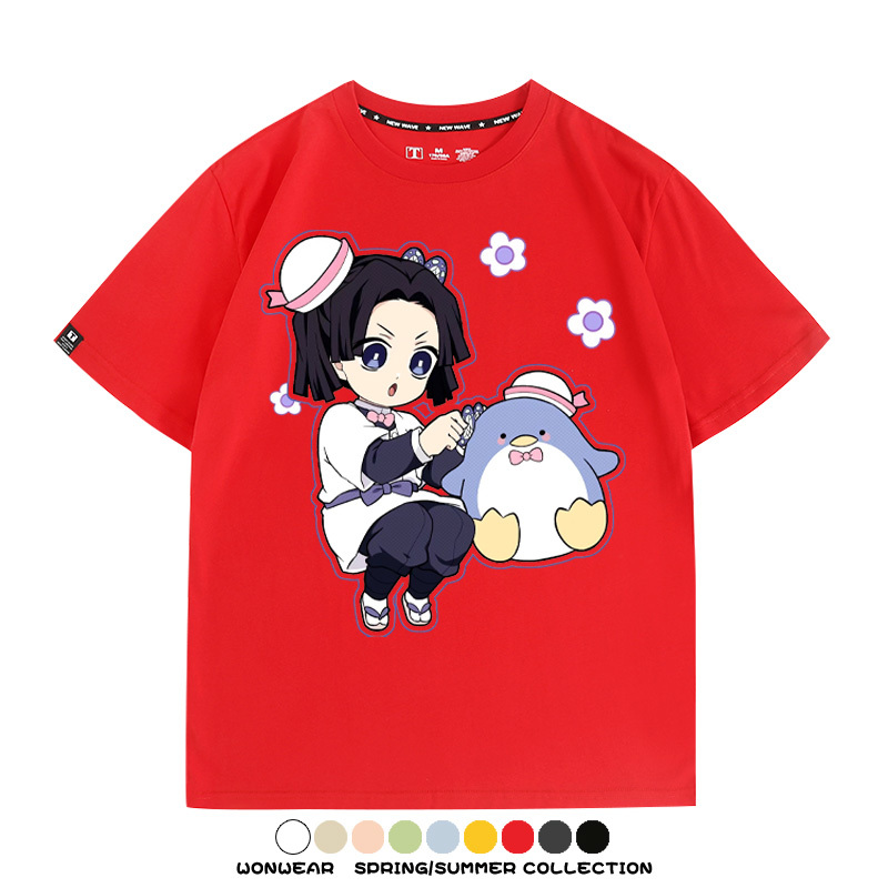 鬼滅之刃聯名三麗鷗 親子情侶裝寬鬆短袖T