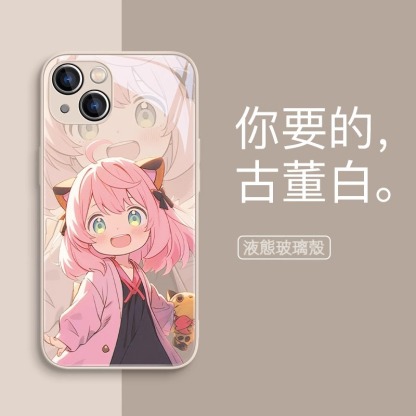 蘋果 系列間諜家家酒 液態玻璃防摔殼