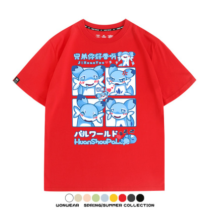 幻獸帕魯 旋疾鼬卡通Q版可愛周邊寬鬆短袖T-shirt