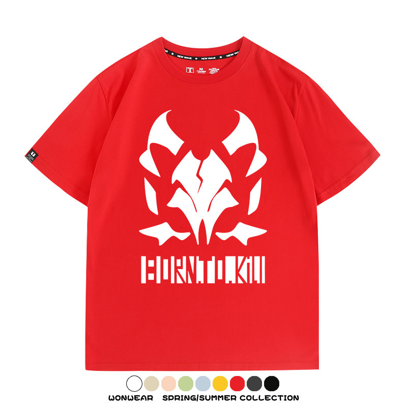 蔚藍檔案鬼方佳代子遊戲周邊短袖T恤