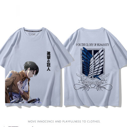 進擊的巨人 2024親子情侶男女同款 T恤