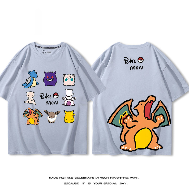 精靈寶可夢 2024親子情侶男女同款 T恤
