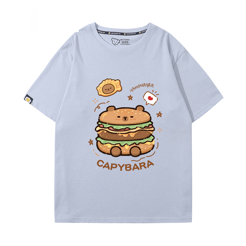 卡皮巴拉 2024親子情侶男女同款 T恤