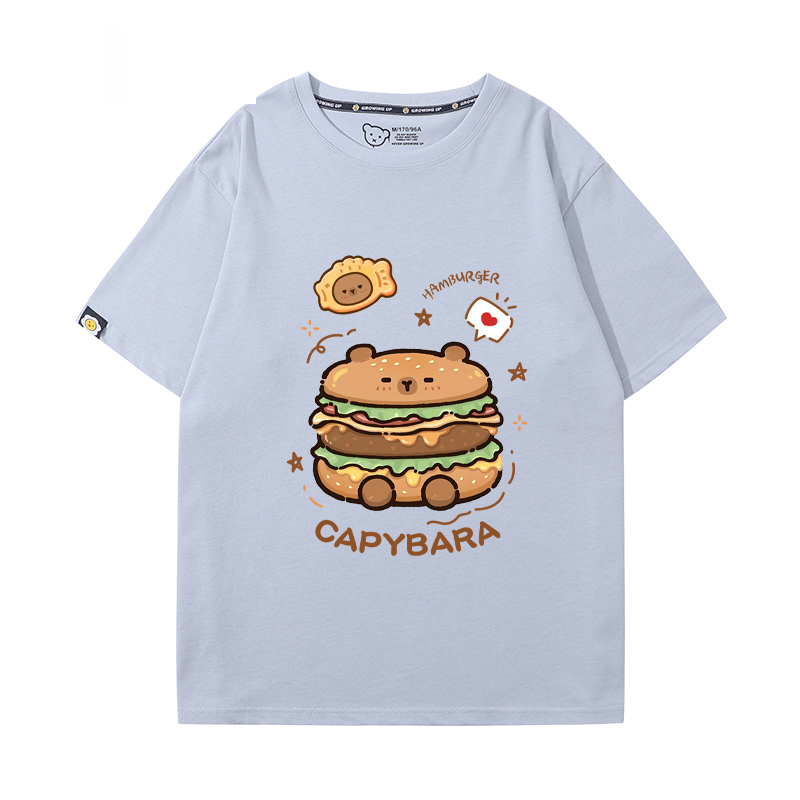 卡皮巴拉 2024親子情侶男女同款 T恤