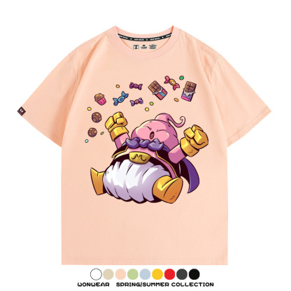 七龍珠魔人布歐 親子情侶裝寬鬆短袖T