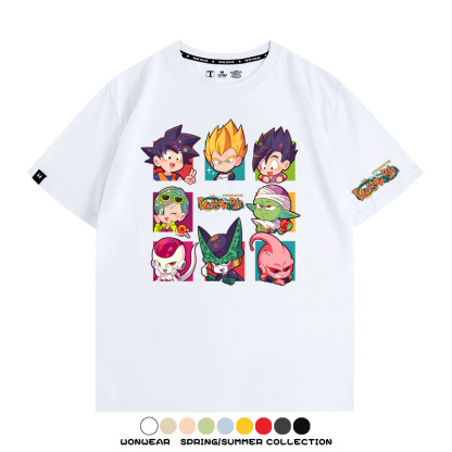 七龍珠Q版 親子情侶裝寬鬆短袖T