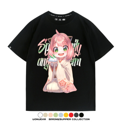 間諜家家酒動漫周邊短袖T恤