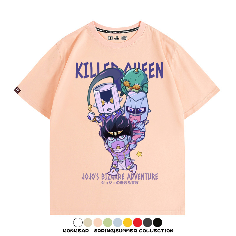 JOJO的奇妙冒險 親子情侶裝寬鬆短袖T