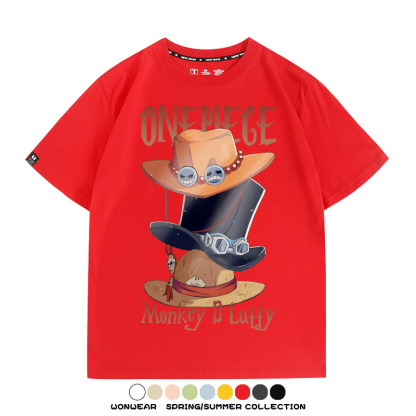 航海王路飛薩博艾斯聯名 親子情侶裝寬鬆短袖T