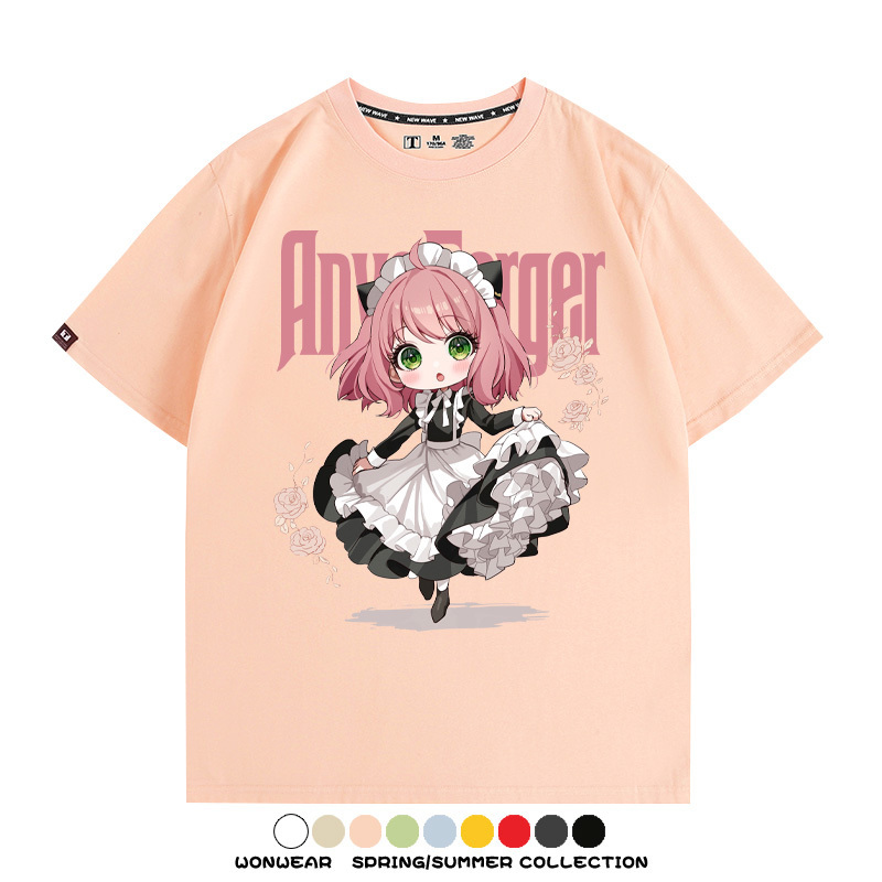 間諜家家酒阿尼亞福傑聯名 親子情侶裝寬鬆短袖T