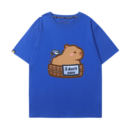 卡皮巴拉 2024親子情侶男女同款 T恤