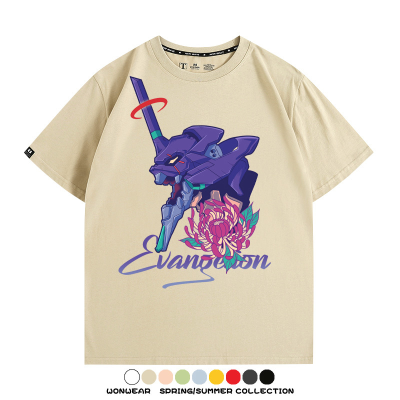 EVA初號機01聯名 親子情侶裝寬鬆短袖T