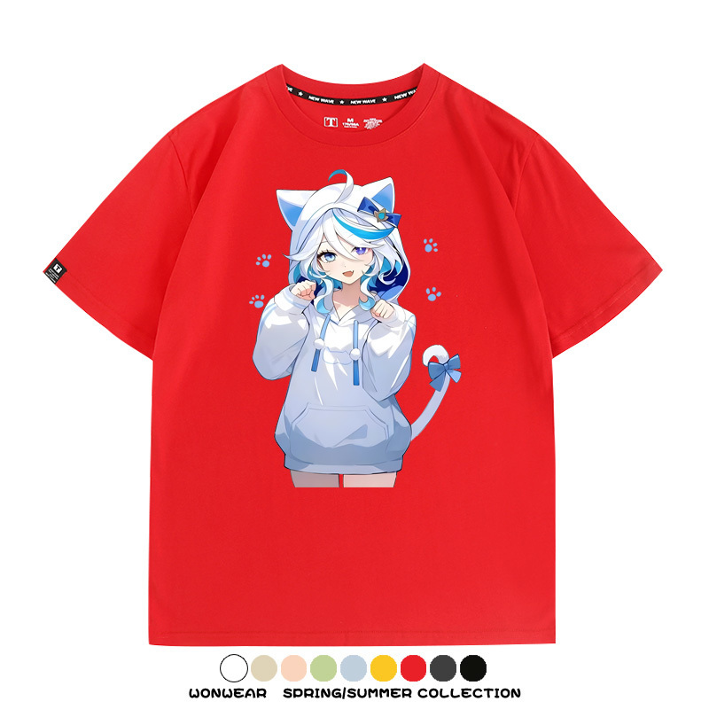 原神芙寧娜 親子情侶裝寬鬆短袖T