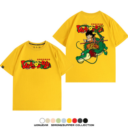 七龍珠 動漫周邊寬鬆百搭純棉短袖t-shirt