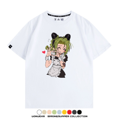 JOJO的奇妙冒險石之海動漫空條徐倫卡通周邊聯名短袖夏男純棉T恤