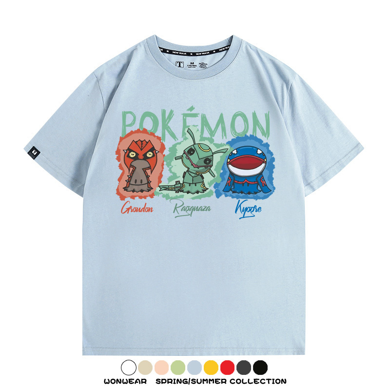 精靈寶可夢Q版 親子情侶裝寬鬆短袖T