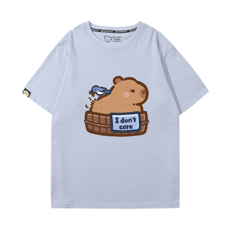 卡皮巴拉 2024親子情侶男女同款 T恤