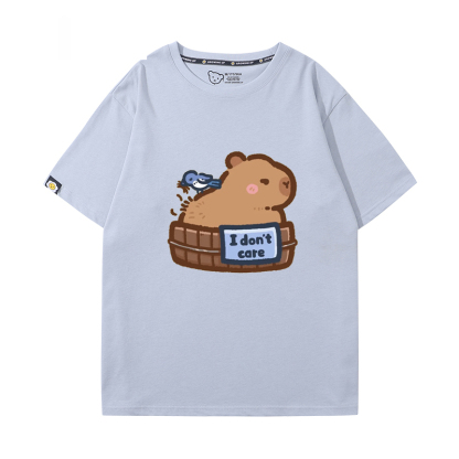 卡皮巴拉 2024親子情侶男女同款 T恤