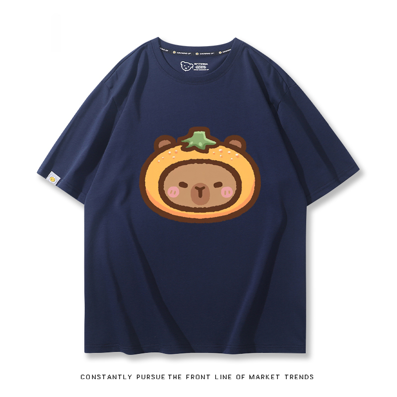 卡皮巴拉 2024親子情侶男女同款 T恤