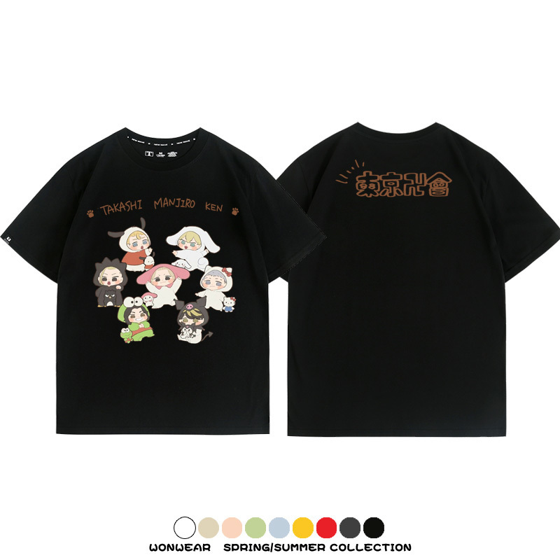 東京卍復仇者聯名 親子情侶裝寬鬆短袖T