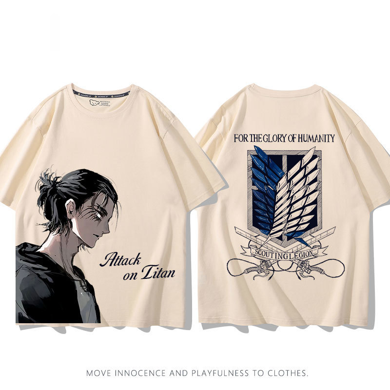進擊的巨人 2024親子情侶男女同款 T恤