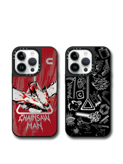 蘋果 系列鏈鋸人 亞克力鏡面保護殼