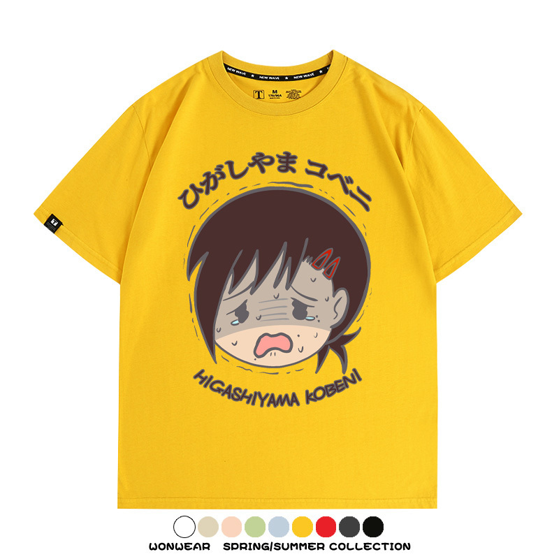 鏈鋸人東山小紅動漫周邊短袖T恤